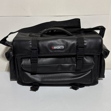 Vintage Large Black Ambico Shoulder Carry Bag For Camera Camcorder  Video Gear