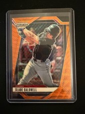 Slade Caldwell 2025 Prizm Orange Wave Prizm #12/49 - Arizona Diamondbacks