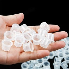 100-500pcs Tattoo Supplies Plastic Ink Cups Pigment Caps Vari Large Medium Small
