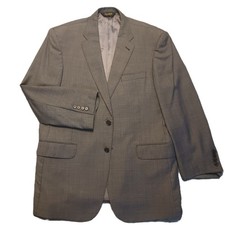 Jos A Bank Mens 42R Blazer Suit Jacket Two Button 100 Wool