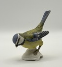 Goebel Blue Tit Bird Figurine – Porcelain, Hand-Painted, West Germany