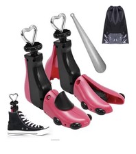 2pcs Pink Shoe Stretcher Adjustable Width Leng Small siz Wm's6-10;men's 5-9 