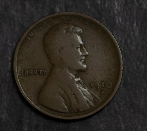 1910 S Lincoln Wheat Cent VG  Lot 4499