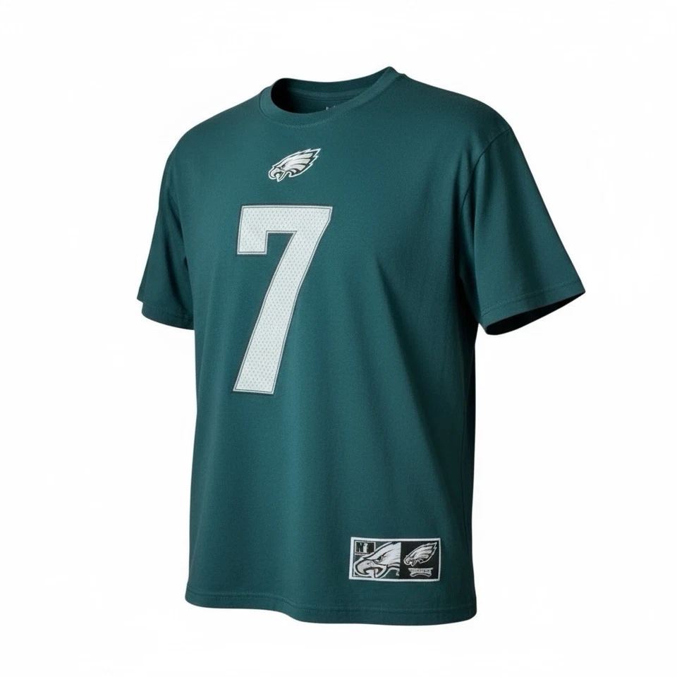 Philadelphia Eagles Sam Bradford #7 NFL Majestic Camiseta Hombre XL Verde 2015 Foto 3 de 4