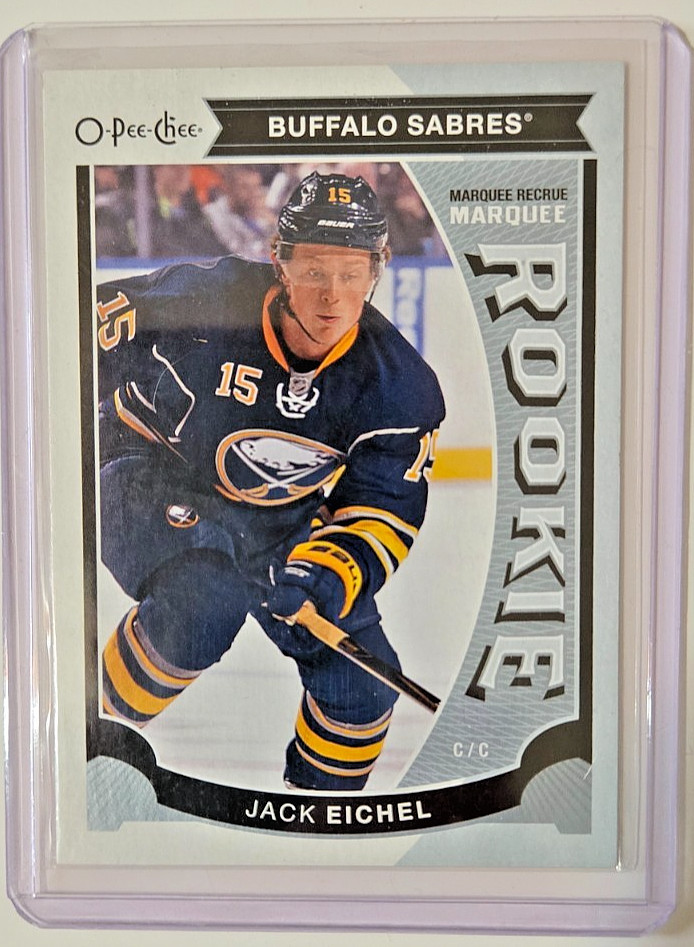 2015-16 Upper Deck - 2015-16 O-Pee-Chee Update #U50 Jack Eichel MR, RC - Buffalo
