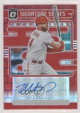 2021 Panini Donruss Optic Red Pandora Prizm 8/15 Matt Davidson #SS-MD Auto 1da