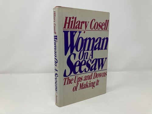 Woman on a Seesaw by Hilary Cosell First 1st Edition LN HC 1985 - Picture 8 of 8