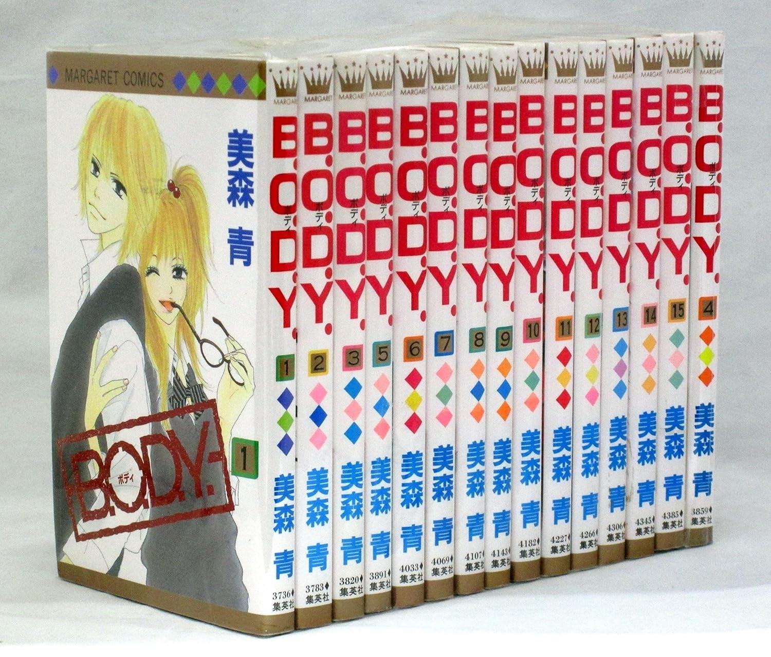 Edición Japonesa B.O.D.Y. Vol. Juego completo de cómics versión 1-15 Libros manga NUEVO