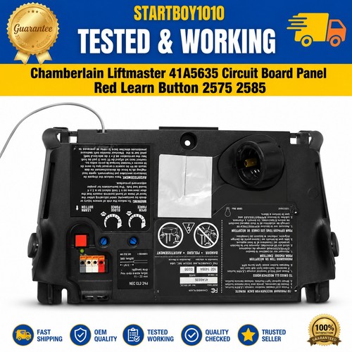 Chamberlain LiftMaster 41A5635 Circuit 🟥 Red Learn Button 2575 2585 Tested
