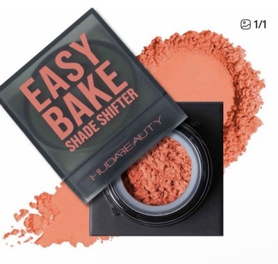 Huda Beauty Easy Bake Shade Shifter in VIBRANT PEACH for warmth
