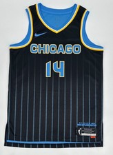 Chicago Sky Jersey Womens Medium Black Quigley Nike Dri-FIT WNBA Y2K DC9567-014