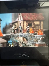 Dwarven Forge Terrain:  Castle Builder - Tower Bridge Pack