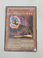 Yu-Gi-Oh Einzelkarte Ewig Infernales Ungeheuer bespielt