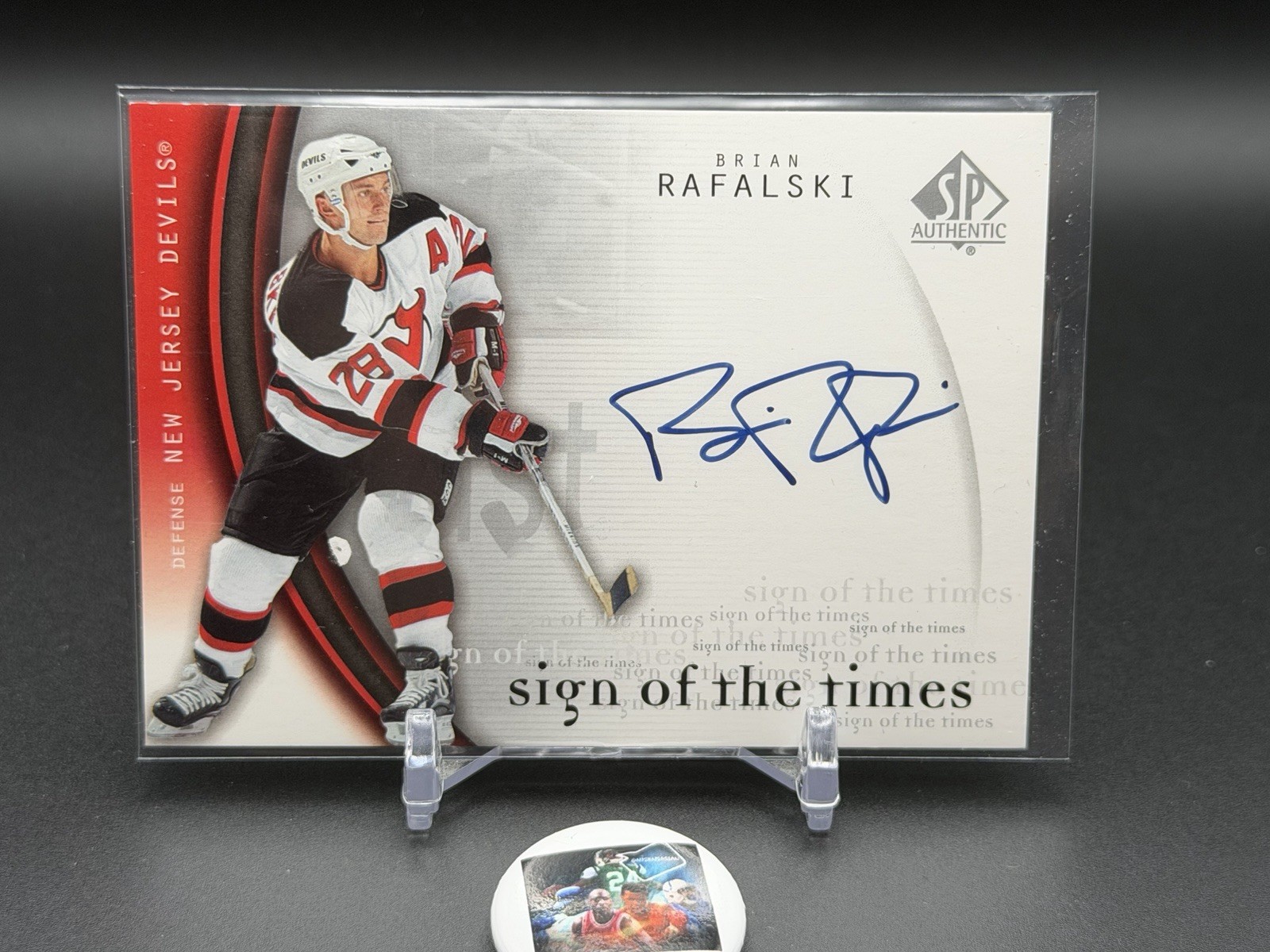 2005-06 Upper Deck SP Authentic Sign of the Times Brian Rafalski #BR