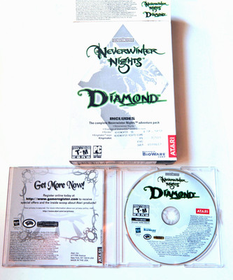 Neverwinter Nights: Diamond (Windows PC DVD-ROM, 2005) CIB w/ Manual