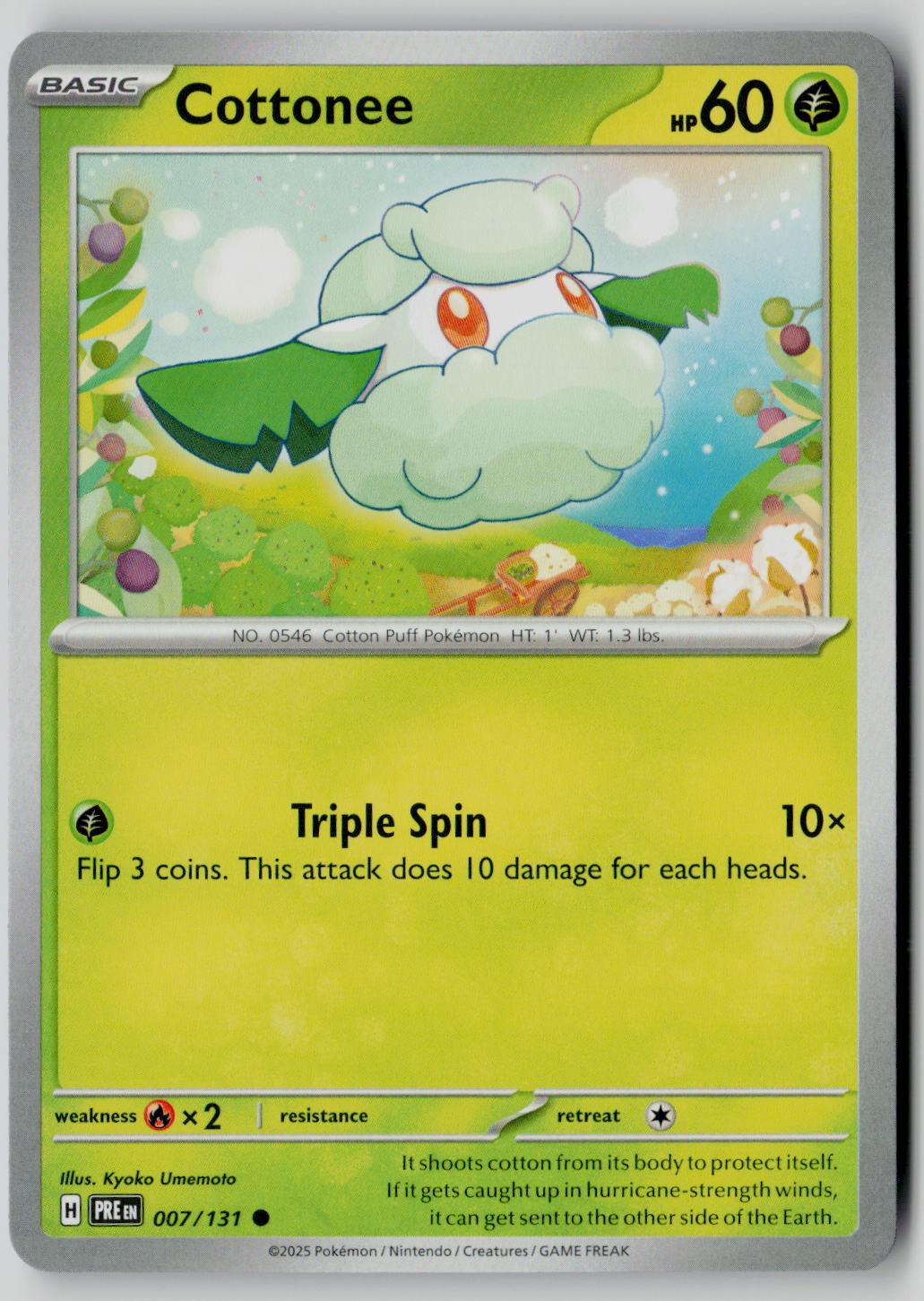 Cottonee - PRE 007/131 NM