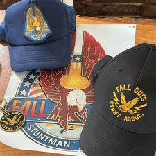 Lee Majors The Fall Guy Stunt Assoc. original hat  bonus decal keychain hat 
