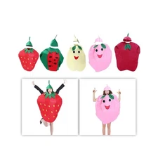Adult Fruit Costume Outfit Cute Food Cosplay Costumes with Headpiece Decorative