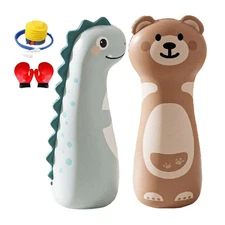 Inflatable Punching Bag PVC Heavy Duty Inflatable Kids Boxing Set 