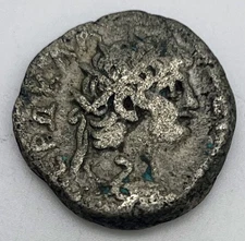 54-68 AD Nero AR Tetradrachm Alexandria Yr13 Bust of Apollo Roman Provincial ...