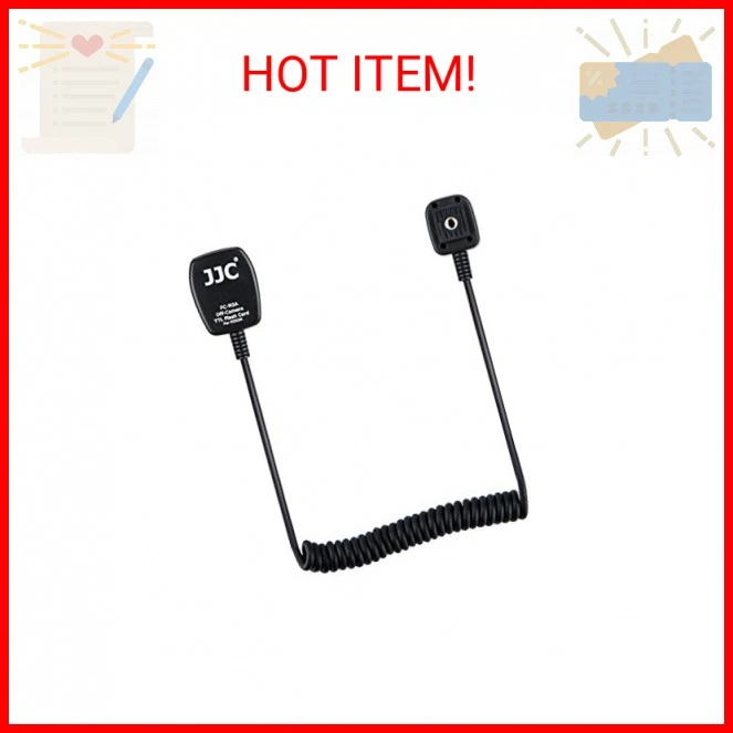 Cable de zapata caliente JJC Flash TTL para Nikon Z5 Z6 Z6II Z7 Z7II D780 D850 D810 D750 D75 Foto 2 de 2