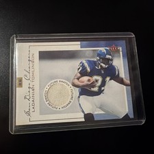 2001 Fleer Genuine LaDainian Tomlinson Rookie /1000 Future Swatch Jersey Patch
