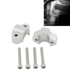 Silver Handlebar Riser Clamp For Yamaha MT-09 FZ-09 2015-2020 2016