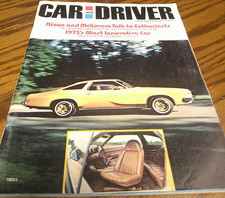 Car & Driver Magazine Nov 1972 - Oldsmobile C...