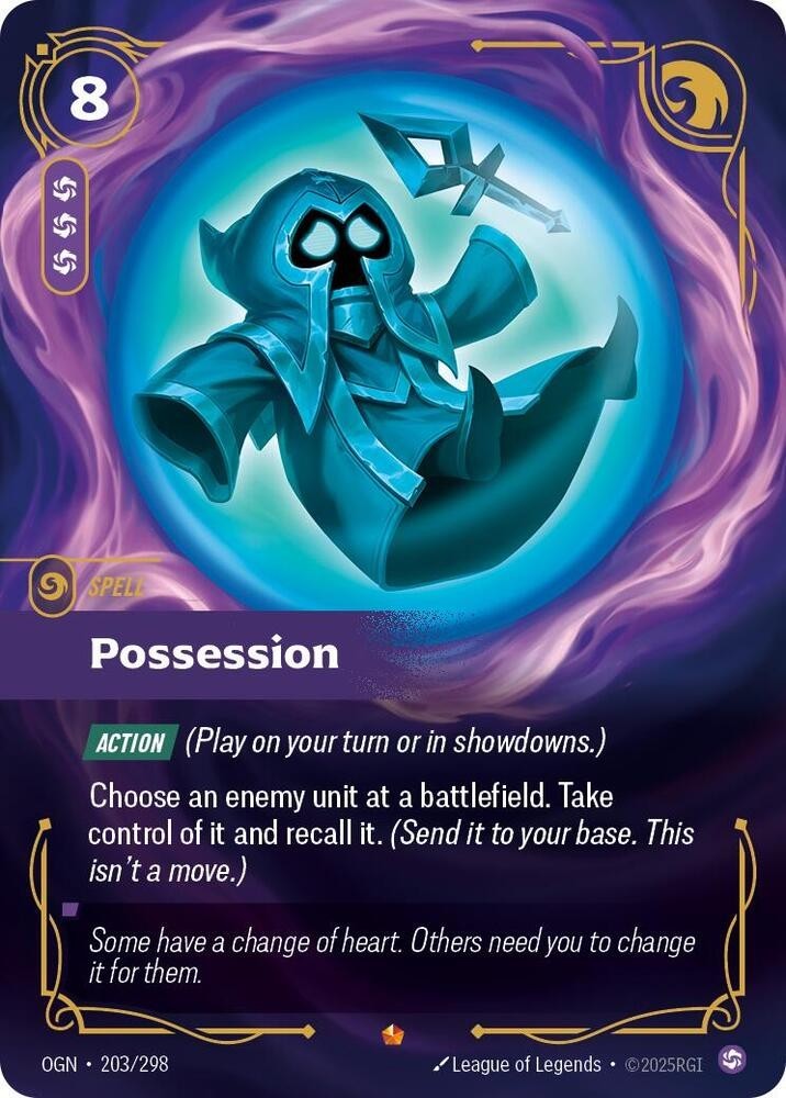 Possession Foil - OGN 203 LP - Riftbound