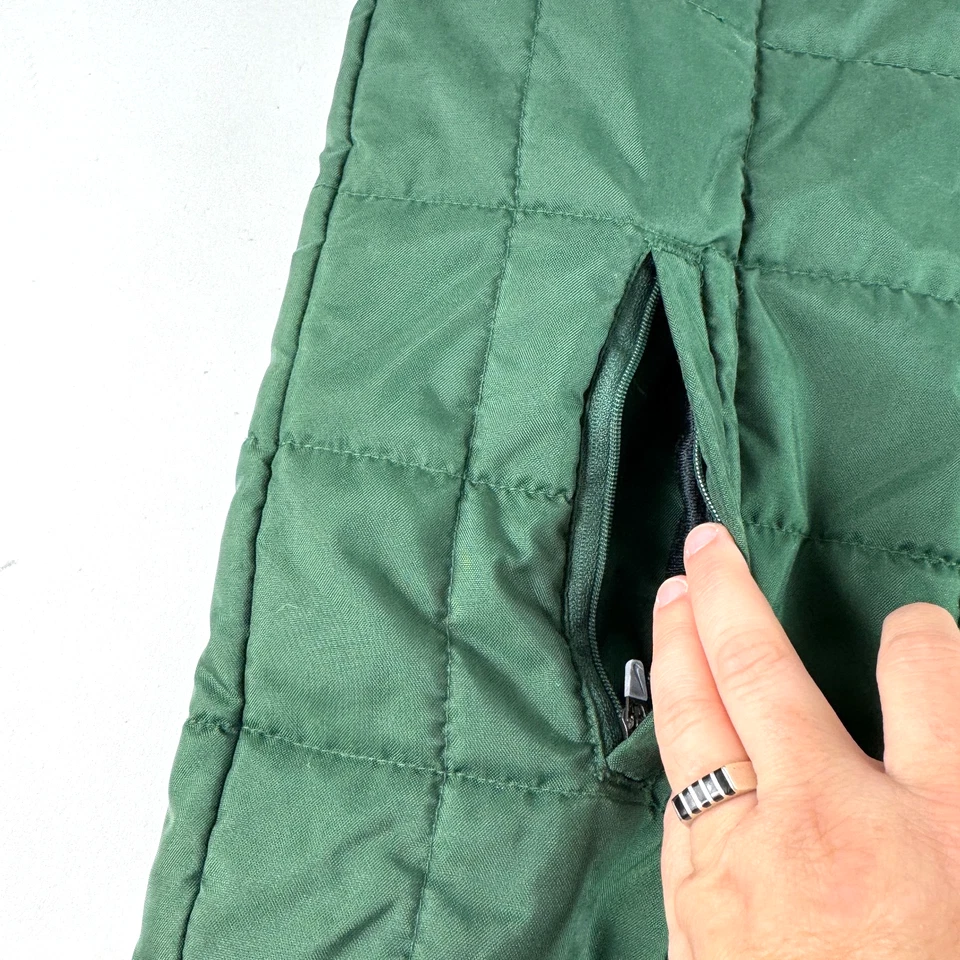 De Colección Nike Chaqueta Juvenil Parka Con Capucha Larga Cremallera Completa Fútbol Entrenador Retro Verde L Foto 4 de 4