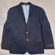 NEW Tommy Hilfiger Boys SZ 7 Navy Blazer Formal Wedding Guest Preppy Classic
