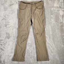prAna Straight Fit Cargo Pants Khaki Women's Size 8 Regular Outdoor Travel