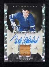 2022 Leaf ITG Used Game Silver Pattern 2/4 Frank Mahovlich #GUA-FM1 Auto HOF 8q5