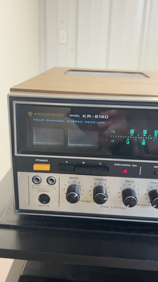Vintage Kenwood Quadraphonic Receiver Kr-6140a 4 Channel Tuner