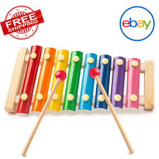 MCPINKY Xylophone for Kids, Xylophone Musical Toy with Child Safe