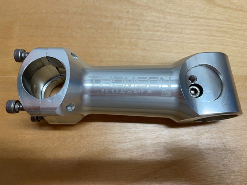 Thomson Elite 1" | 1-1/8" road stem - Used, 26.0mm clamp, 110mm, 5° rise/drop - Picture 3 of 9