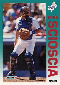 1992 Fleer #470 Mike Scioscia