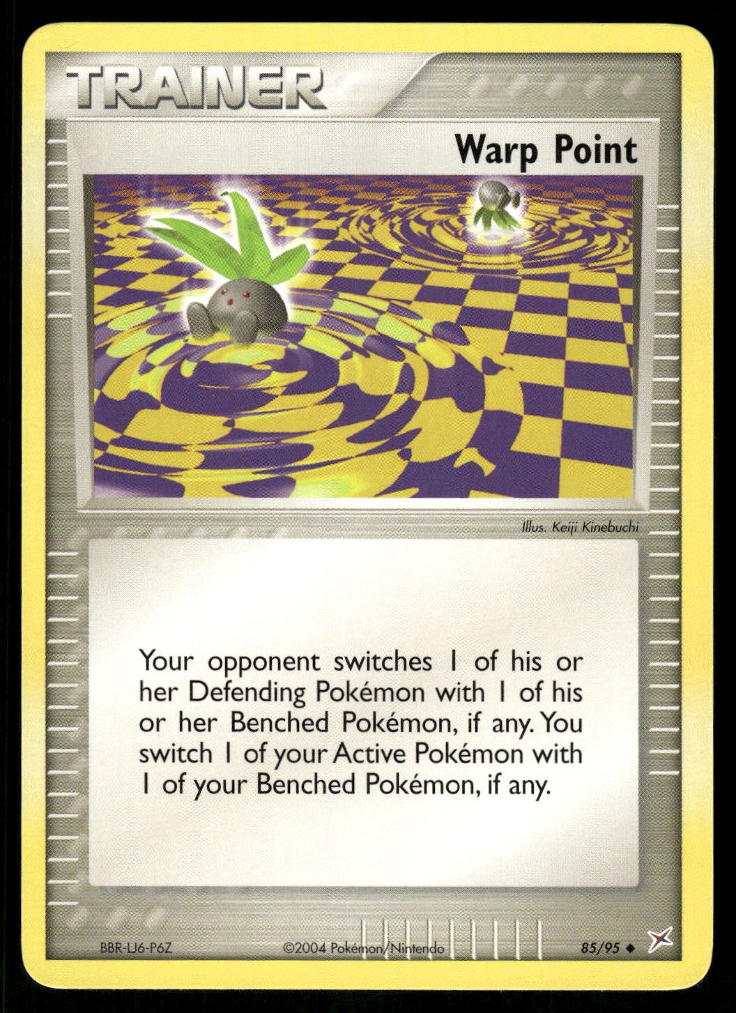 2006 NM Pokemon Warp Point 85/95 Team Magma vs Team Aqua English
