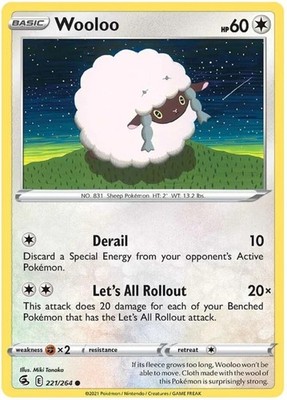 Wooloo - 221/264 - Common - Moderately Played