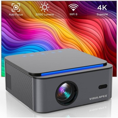 VISULAPEX U1 20000 Lumens 1080P Full HD Overhead Projector, 4K Supported