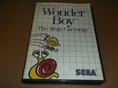 Wonder Boy - The Mega Cartridge - SEGA  1987 komplett                         S1
