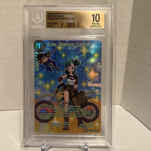 Dragon Ball Super Bulma Adventure Companion BT27-054 SPR- History of Z BGS 10