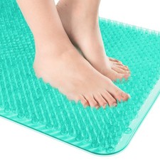 Othway Non Slip Grassy Bathtub Mat 25.6X13.4 Inches Sturdy But Soft Bath