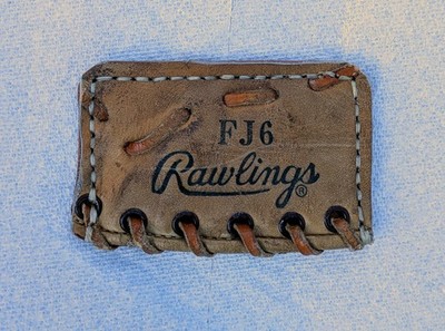Recycled Rawlings Baseball Glove Handmade Slim Wallet One Of A Kind