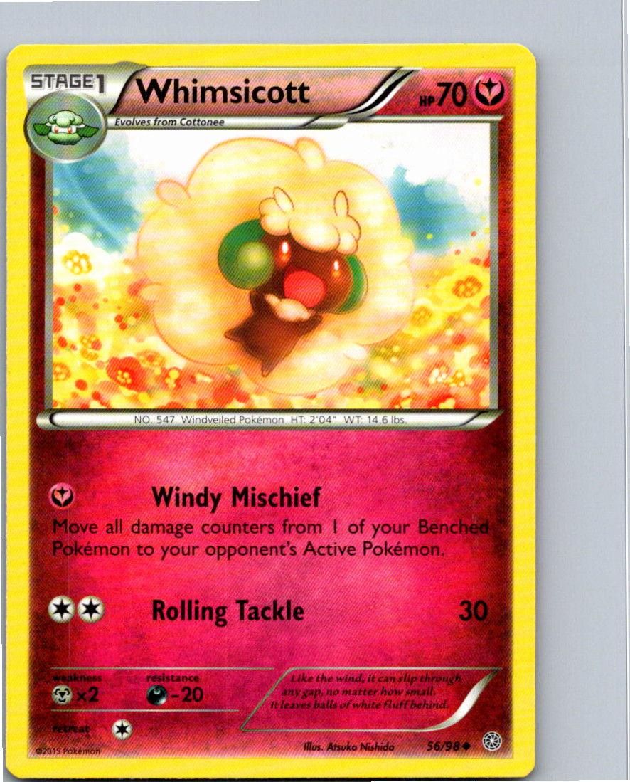 Whimsicott Uncommon XY - Ancient Origins 56/98 NM