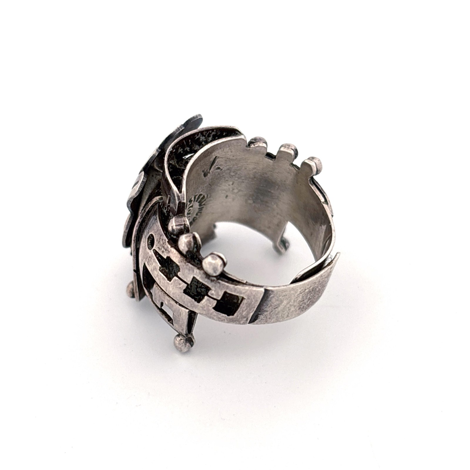 Sterling Silver Tribal Ring - image 8