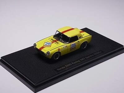 EBBRO 43934 1:43 SCALE HONDA S800 RACING 1967 SUZUKA 1000KM DIE