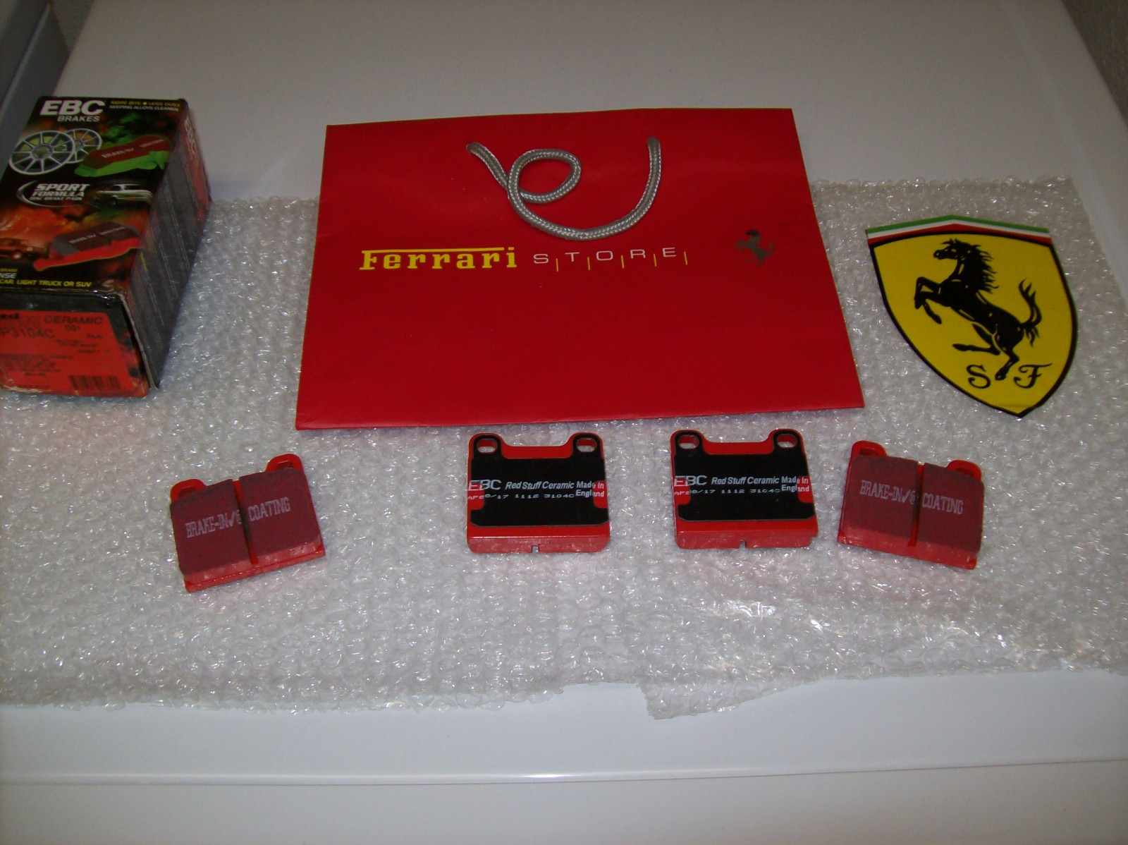 308-Gts Ferrari EBC Brakes DP3104C EBC Redstuff Ceramic Low Dust Brake Pads