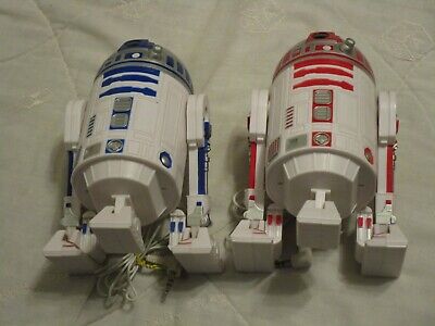2007 Star Wars R2-D2 & R2-M5 Droid Speakers Never used Only