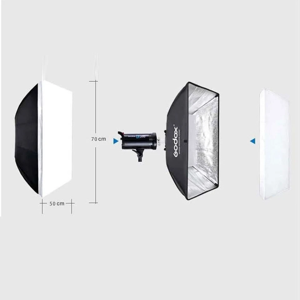 Out White Diffuser Front Cover 20' x 28'inch 50 x 70cm Umbrella Soft Box Light - Image 2 of 4